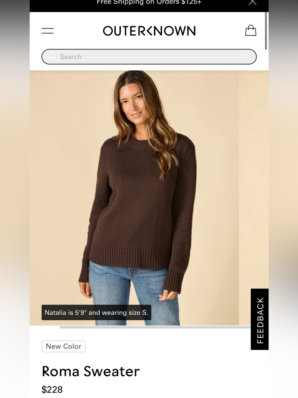 outerknown cotton sweater